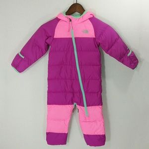 The North Face 550 Pink Snowsuit