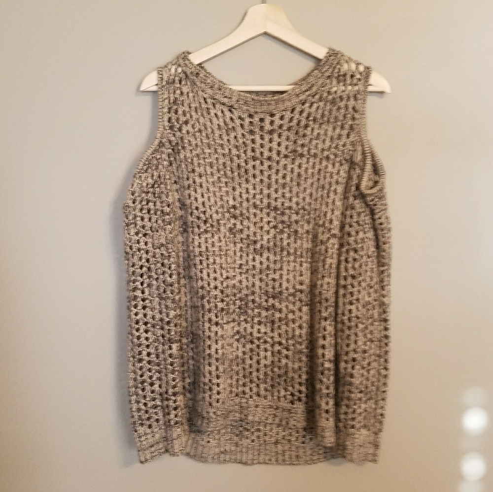 Nordstrom's Lush Cold Shoulder Knit Sweater