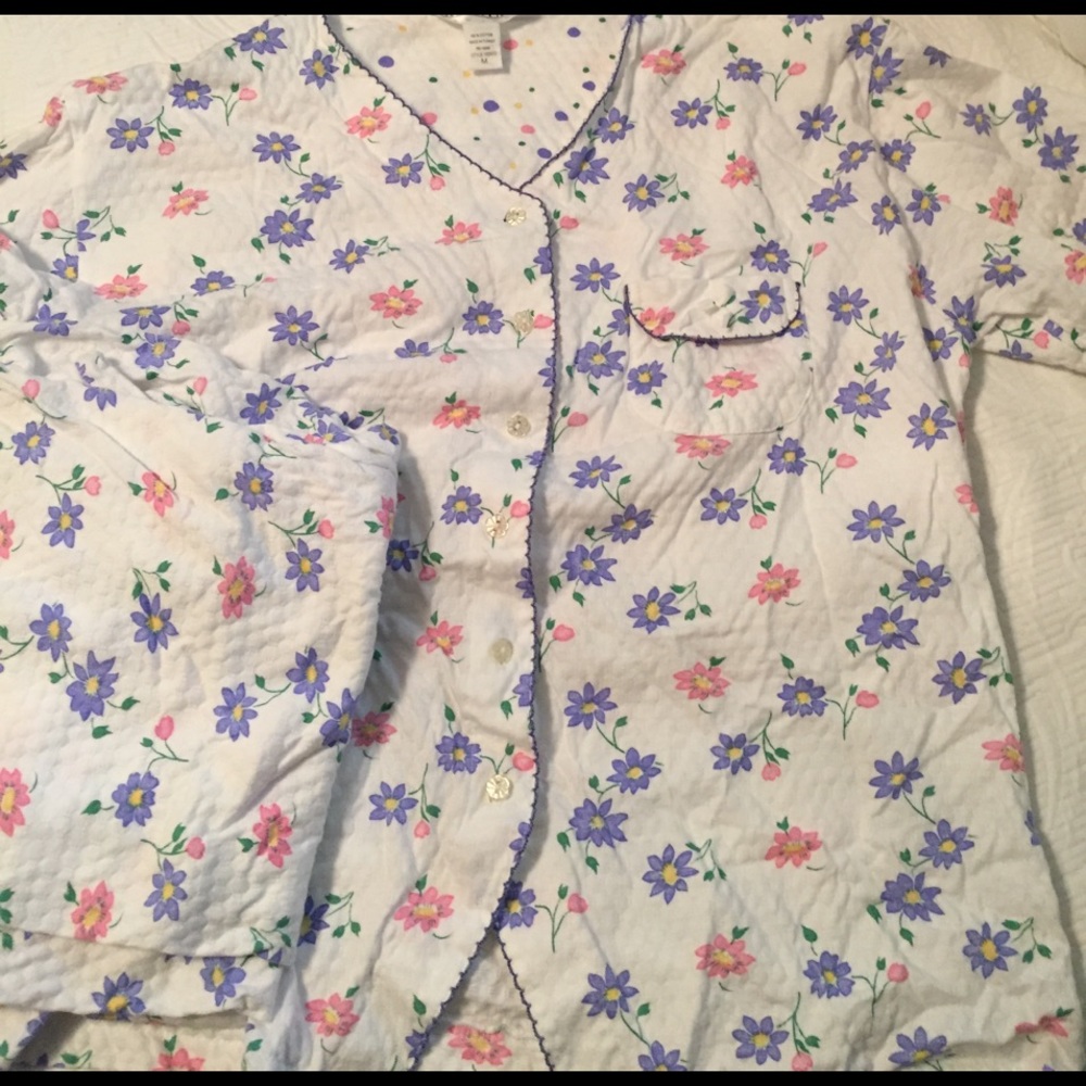 Carole Hochman pajamas short sleeve long pants