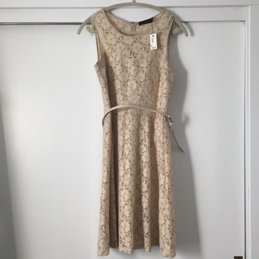 The Limited ivory lace dress NWT