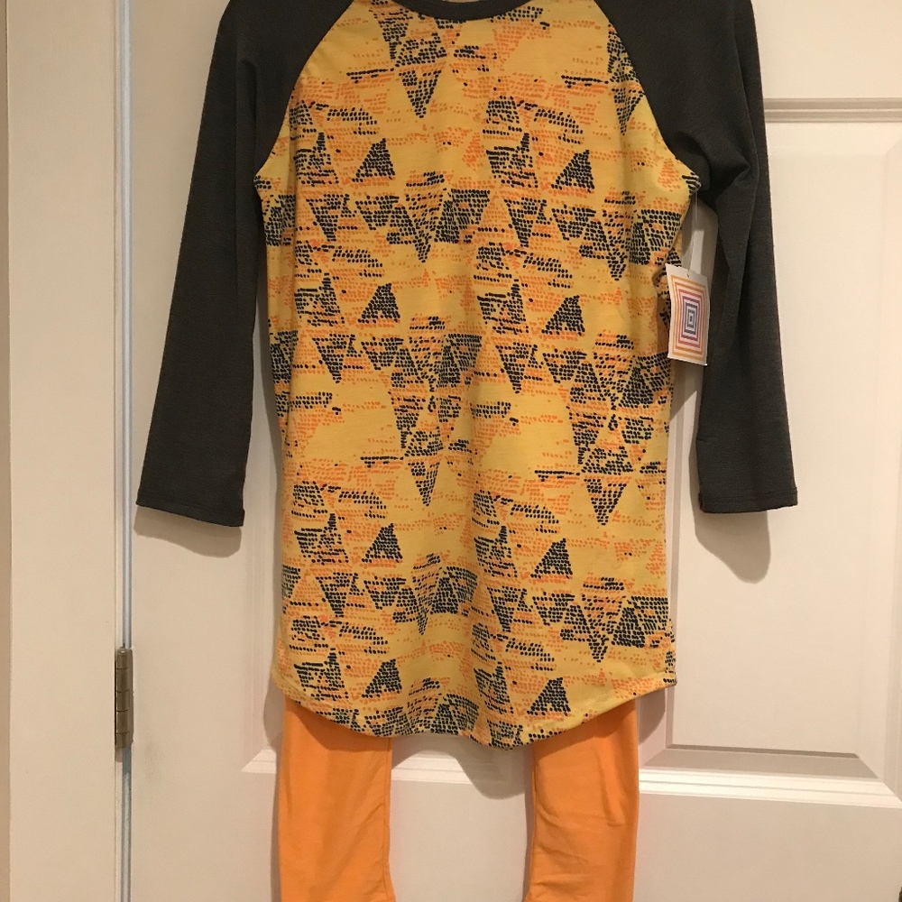 LLR-OUFIT: XS Randy/OS Goldenrod Leggings-NWT
