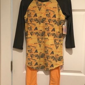 LLR-OUFIT: XS Randy/OS Goldenrod Leggings-NWT