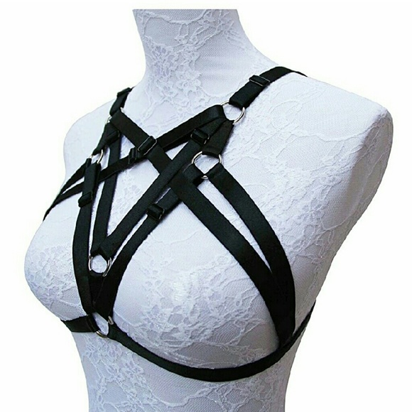 Double Pentagram Harness Top - Picture 3 of 3