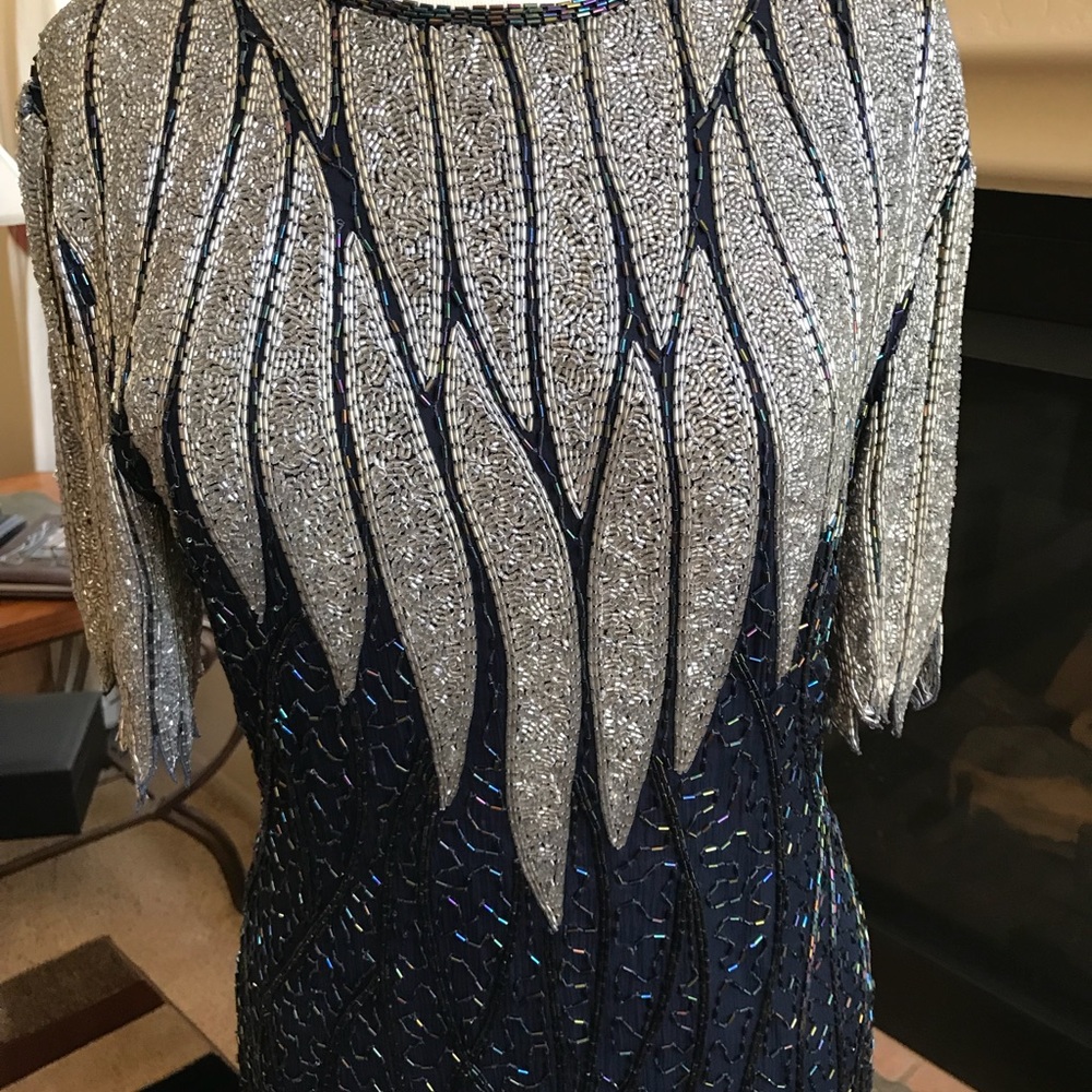 Scala Sequined Evening Gown...size medium
