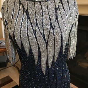 Scala Sequined Evening Gown...size medium