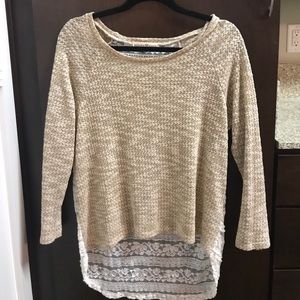 Altar’d state lace back sweater