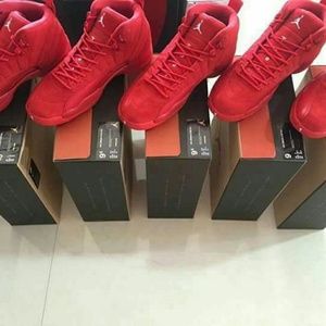 Jordan red suede 12