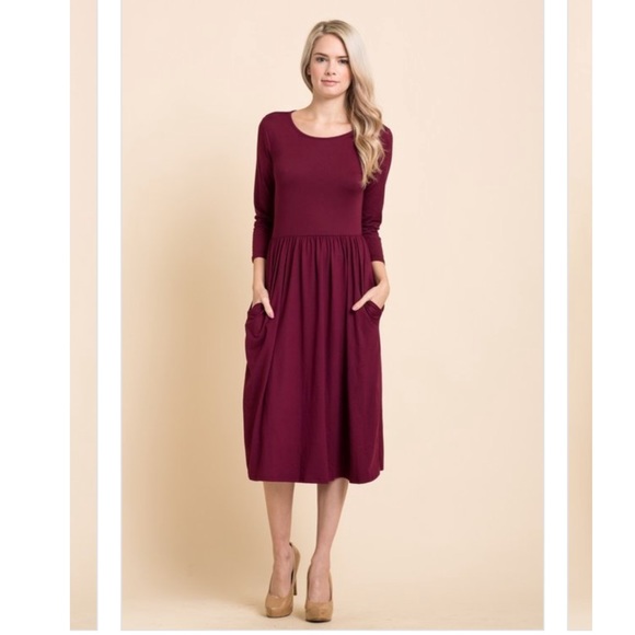 wine colored dresses