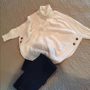 Cream anthropology sweater