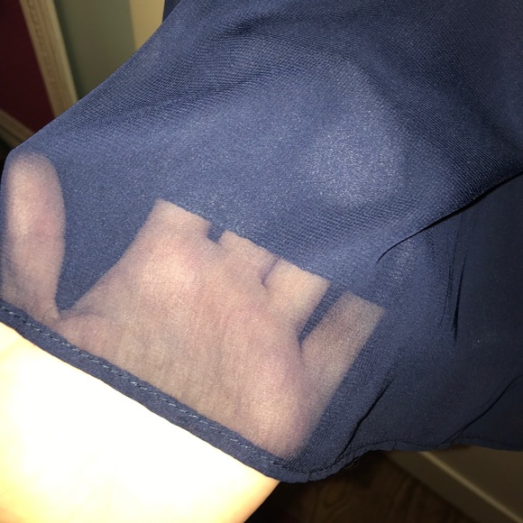 Fancy Navy Blue Dress Women’s XL Prom - Picture 3 of 4