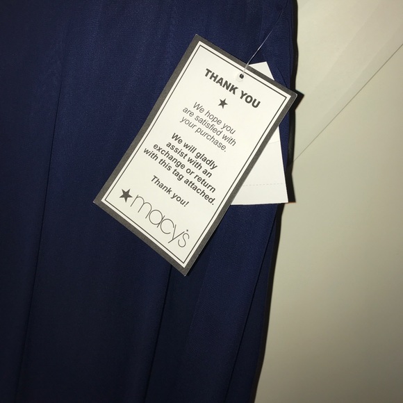 Fancy Navy Blue Dress Women’s XL Prom - Picture 4 of 4