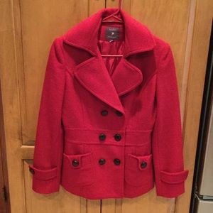 Red  Dress Coat