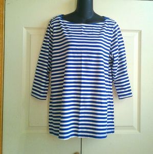 Merona Striped Boatneck Top