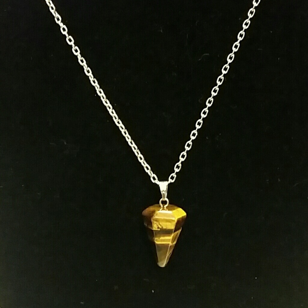Tiger's Eye Healing Stone Necklace