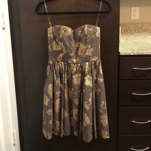 High end strapless dress