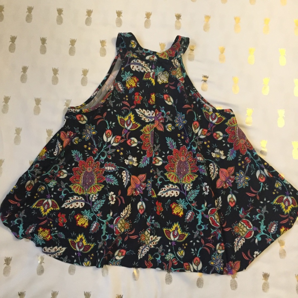H.I.P. Nordstrom Black Flowy Paisley Tank - Picture 7 of 7