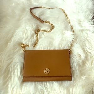 Authentic Tory Burch Parker Chain Wallet Purse