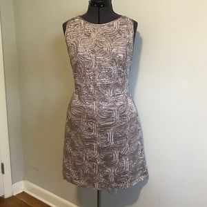 Lavender gray dress. Jessica Howard, size 16.