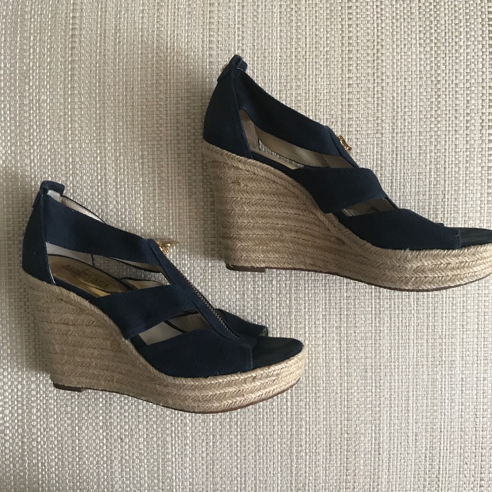 Michael Kors Wedges in Navy