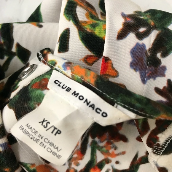 [Club Monaco] Tropical Blouse - Picture 5 of 5