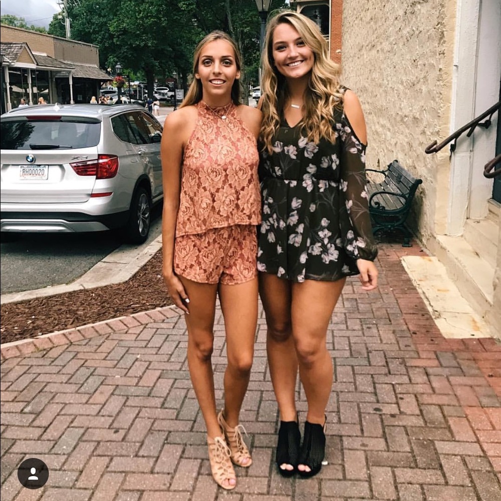 romper with open back