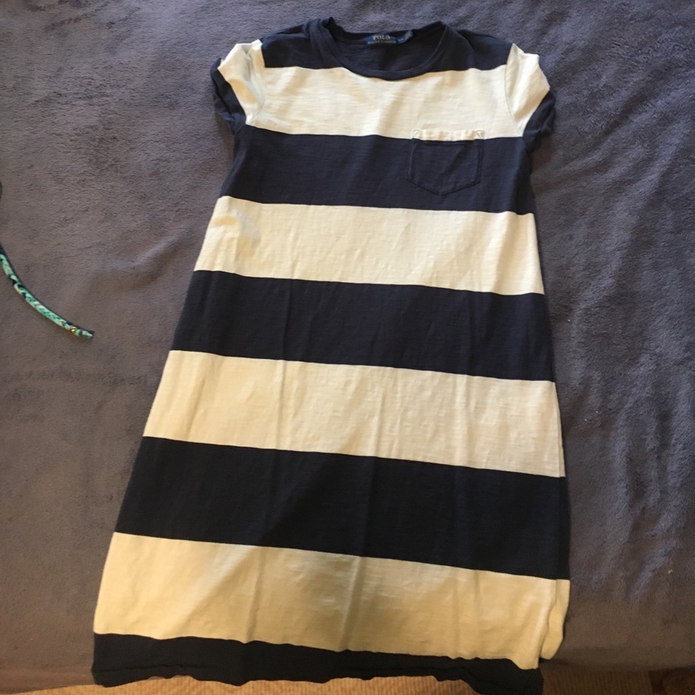 Navy and white striped Polo Ralph Lauren Dress