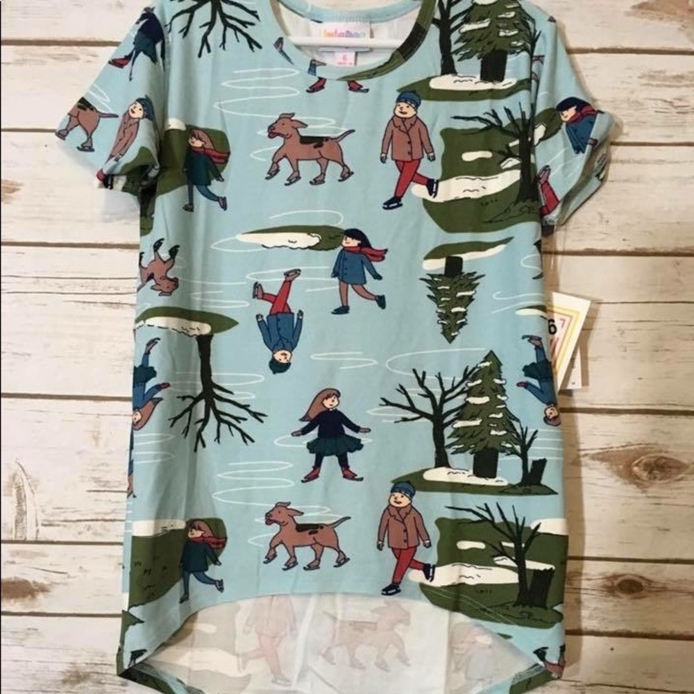 LuLaRoe Christmas Gracie - Size 6 - NWT