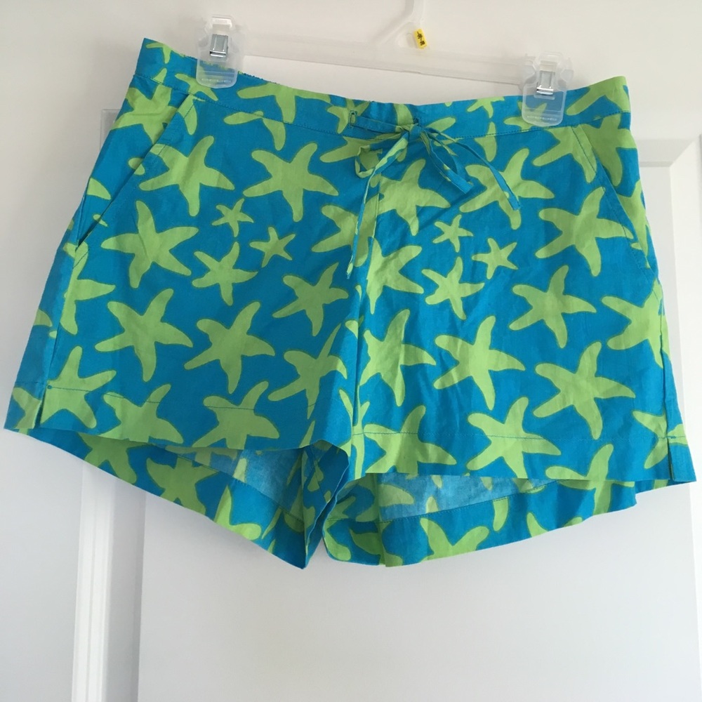 Preppy cotton starfish shorts