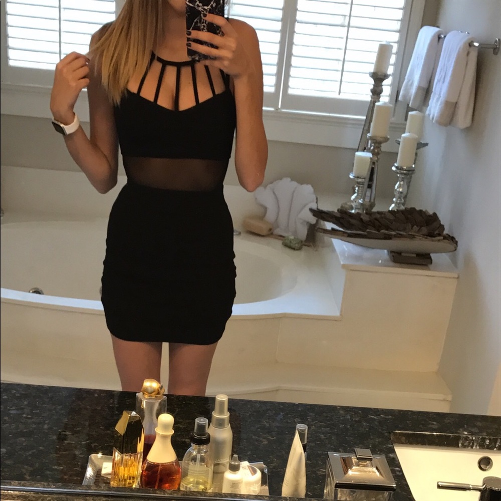 black dress