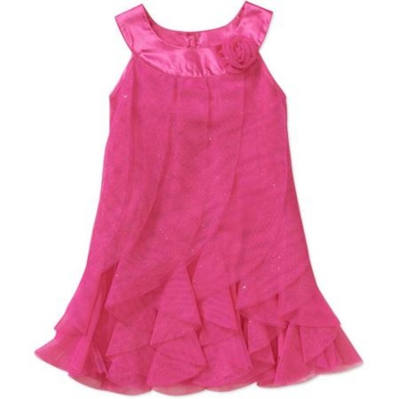 Healthtex Other - Toddler Girl's Tiered Glitter Holiday Dress