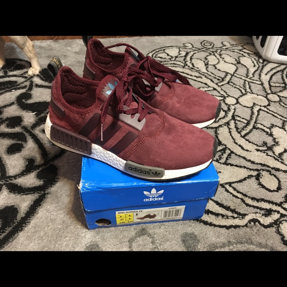 NMD ADIDAS BURGUNDY