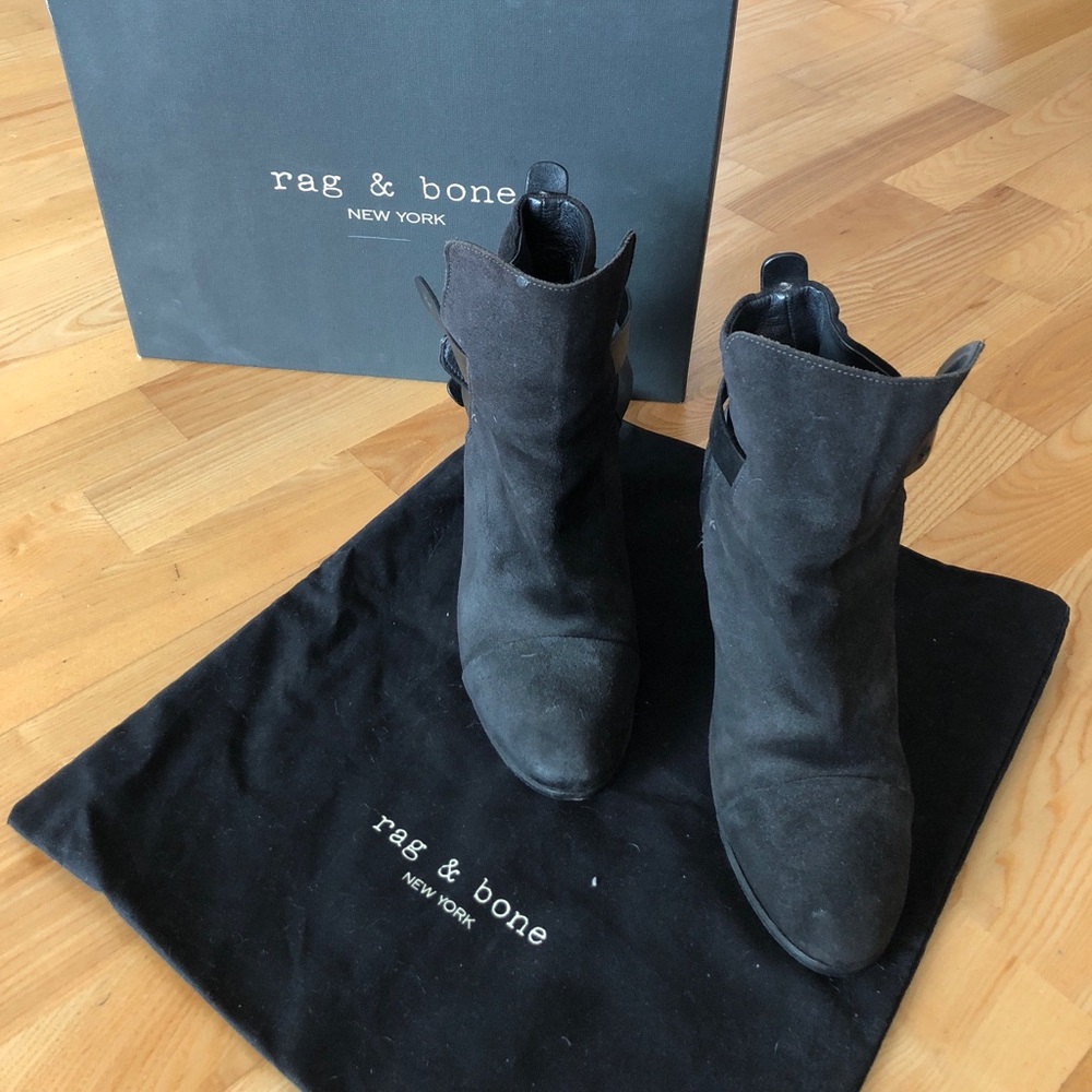 Rag and Bone Kinsley Suede booties