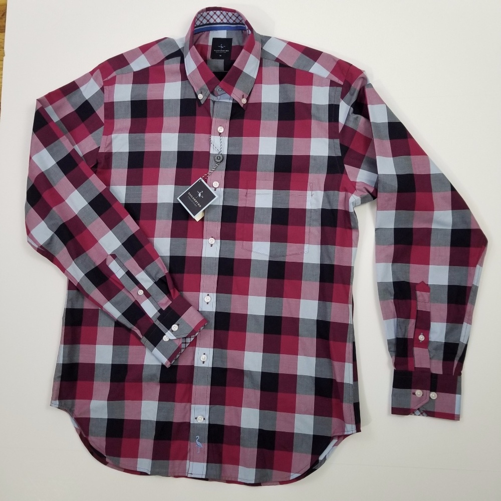 NWT TailorByrd Men's Long Sleeve Shirt Size M