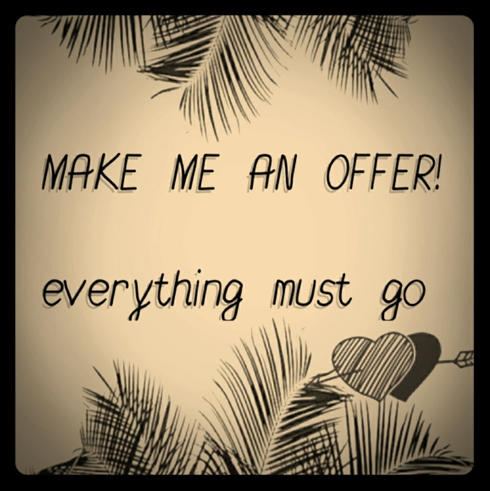 Every reasonable offer will be considered!