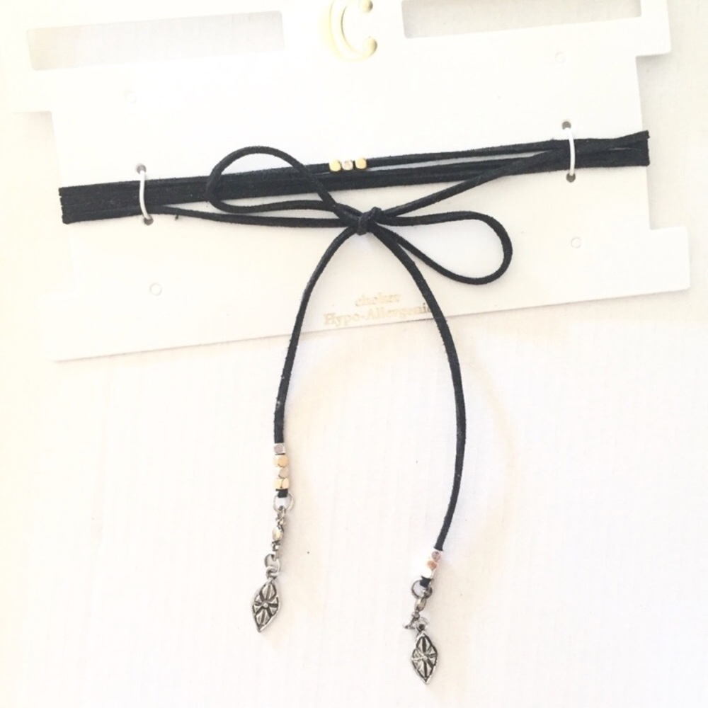 Charming Charlie’s Black Tie Choker