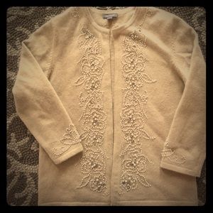 Ann Taylor soft embellished cardigan