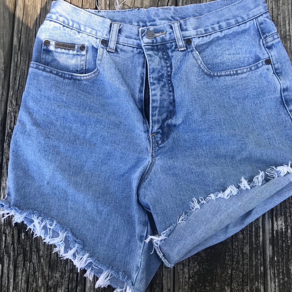 High-waisted denim Shorts