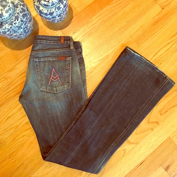 7 For All Mankind A-pocket jeans size 27 - Picture 2 of 6