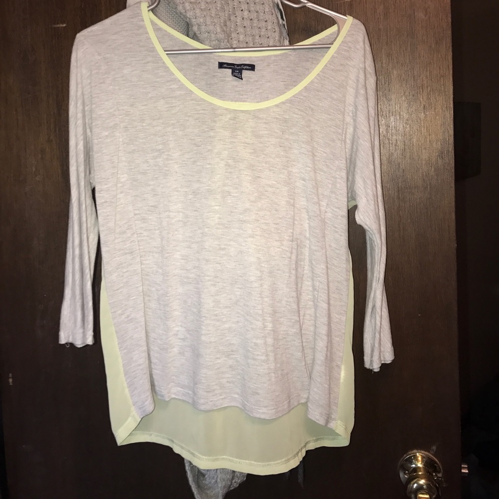 American eagle quarter sleeve shirt