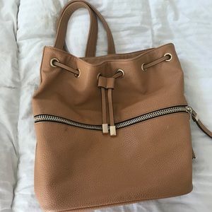 Brown backpack