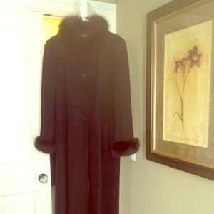 Gorgeous long black coat