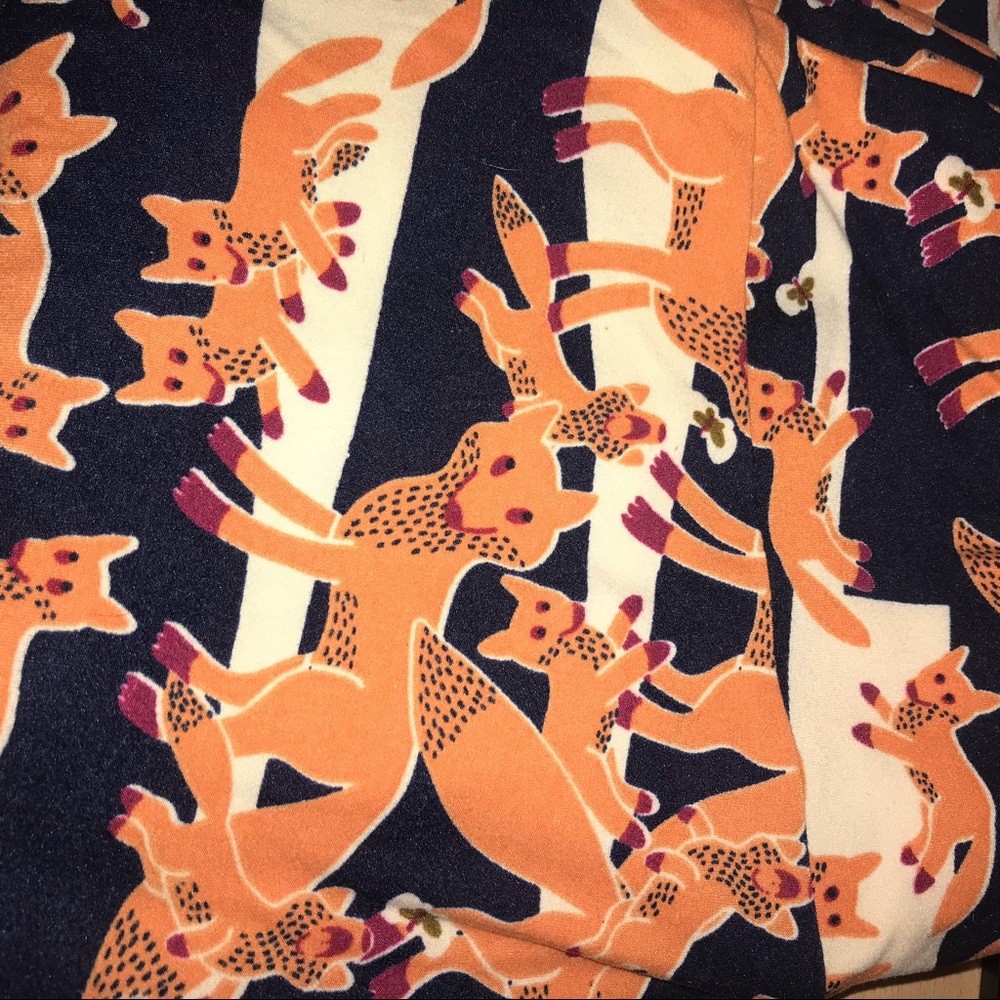 TC LULAROE FOX LEGGINGS 🦊