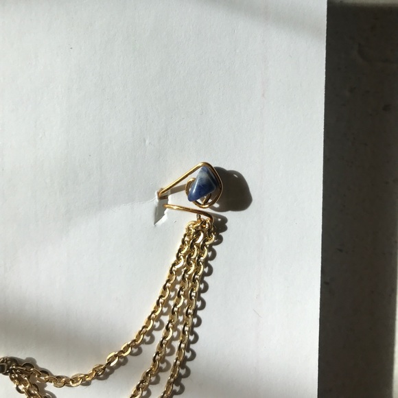 Gold chain ear cuff/ earring - Picture 2 of 3