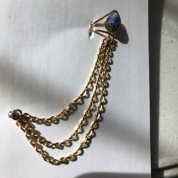 Gold chain ear cuff/ earring - Picture 3 of 3