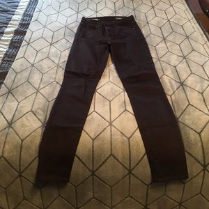 Burgundy Gap Jeans
