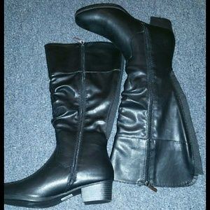 Plus size wide calf winter boot