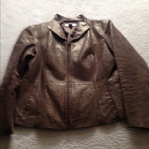 Coldwater Creek Leather Jacket