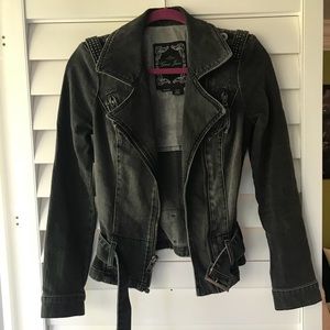 Guess moto jacket black/grey xsmall