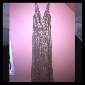 Gold Bridesmaid Dress