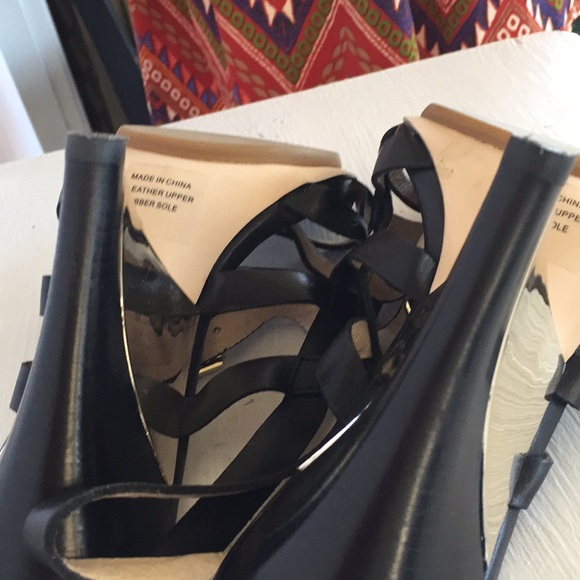 Michael Kors Black Strappy Heels - Picture 7 of 7